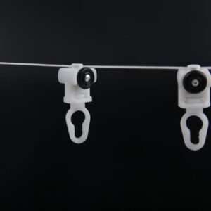 Customization POM Durable Plastic Office Bed Room Tent Windows Curtain Hanger Curtain Accessories Slider