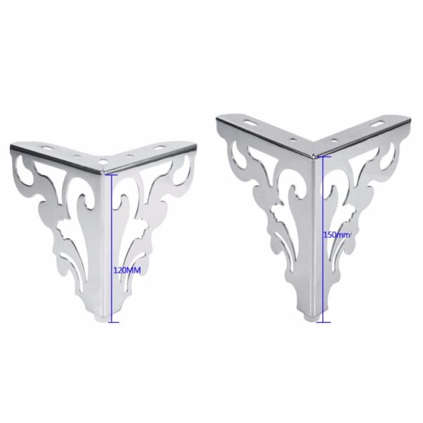 Top Selling Decorative sofa accessories durable Triangle metal sofa Furniture legs