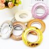 40mm ABS plastic plastic plastic curtain rod Pole drape Eyelet ring