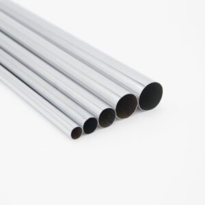 Polishing round chrome plated steel tube, shower stainless steel curtain pipe