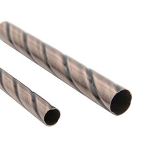 Metal curtain pole iron curtain pipe golden custom color curtain pipe tube prices