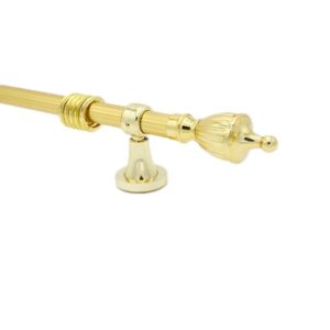 Factory supply attractive price 32mm telescopic adjustable shower curtain rod aluminum, curtain pipe