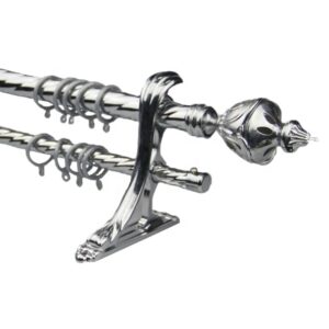 Hotel metal extendable shower curtain poles accessories Home single curtain rod set