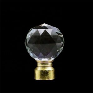 Hot Sell Crystal Curtain Finials Curtain Accessories For Curtain Rods