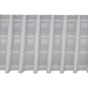 Polyester Fold 7.5Cm Pleated Curtain Tape White Super Soft Shrink Belt For Curtain