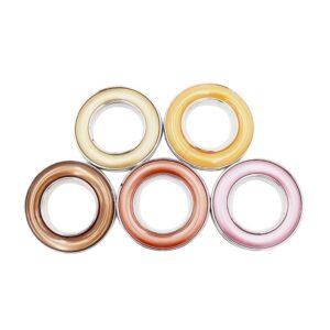 Exquisite curtain accessories ABS curtain ring plastic eyelet curtains circle for pipe